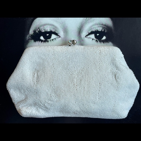 Sensational Hand Beaded Mid Century Evening Bag - Picture 5 of 6